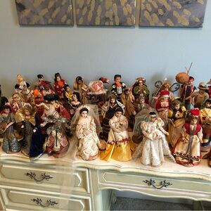 Philippine vintage cultural dolls.